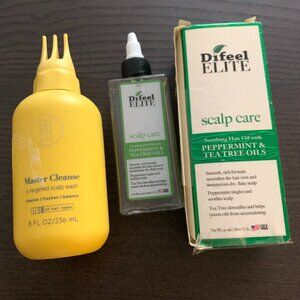 Difeel Elite Treatment & TPH by Taraji Master Cleanse Hair Scalp Bundle Lot 2